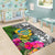 Tuvalu Area Rug - Turtle Plumeria Banana Leaf - Polynesian Pride