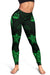 Vanuatu Women's Leggings - Green Tentacle Turtle - Polynesian Pride