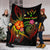 Kosrae Polynesian Personalised Premium Blanket - Legend of Kosrae (Reggae) - Polynesian Pride