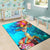 Tahiti Area Rug - Sea Turtle Coral Treasure - Polynesian Pride