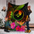 YAP Polynesian Premium Blanket - Hibiscus and Banana Leaves - Polynesian Pride