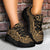 Polynesian Hawaiian Style Tribal Tattoo Gold Chunky Sneakers - Polynesian Pride