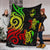 Guam Polynesian Premium Blanket - Reggae Tentacle Turtle - Polynesian Pride