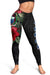 Samoa Polynesian Leggings - Hibiscus Coat of Arms - Polynesian Pride