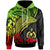 Vanuatu Hoodie Humpback Whale & Coat of Arms Reggae Unisex Reggae - Polynesian Pride