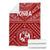 Tonga Premium Blanket - Tonga Seal With Polynesian Tattoo Style (Red) - Polynesian Pride