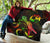 Tonga Polynesian Premium Quilt - Turtle With Blooming Hibiscus Reggae - Polynesian Pride