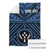 Kosrae Personalised Premium Blanket - Kosrae Flag In Polynesian Tattoo Style (Blue) - Polynesian Pride