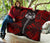 Marquesas Islands Premium Quilt - Marquesas Islands Tiki Face Polynesian Red Tattoo - Polynesian Pride