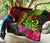 Vanuatu Polynesian Personalised Premium Quilt - Hibiscus and Banana Leaves - Polynesian Pride