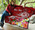 FSM Custom Personalised Premium Quilt - Turtle Plumeria (RED) - Polynesian Pride