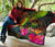 Niue Polynesian Premium Quilt - Hibiscus and Banana Leaves - Polynesian Pride