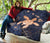 Hawaii Kakau Polynesian Turtle Map Premium Quilt - Indigo Ver 1 - Polynesian Pride