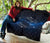 Hawaii Map Galaxy Dolphin Premium Quilt - White - Polynesian Pride