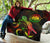 Federated States of Micronesia Polynesian Premium Quilt - Turtle With Blooming Hibiscus Reggae - Polynesian Pride