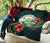 Niue Polynesian Premium Quilt - Green Turtle Hibiscus - Polynesian Pride