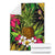 Hawaii Tropical Flowers Pineapple Premium Blanket White - Polynesian Pride