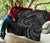 New Zealand Maori Mangopare Premium Quilt Polynesian - Black - Polynesian Pride