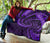 New Zealand Maori Mangopare Premium Quilt Polynesian - Purple - Polynesian Pride