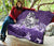 Maori Manaia The Blue Sea Premium Quilt, Purple - Polynesian Pride