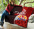 Tahiti Polynesian Premium Quilt - Coat Of Arm With Hibiscus - Polynesian Pride