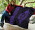 Hawaii Kakau Makau Fish Hook Polynesian Premium Quilt - Purple - Polynesian Pride