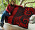 Hawaii Kakau Red Polynesian Premium Quilt - Polynesian Pride