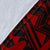 Samoa Premium Blanket - Samoa Seal With Polynesian Pattern In Heartbeat Style (Red) - Polynesian Pride