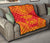 Marquesas Islands Premium Quilt - Marquesas Islands Tiki Face Polynesian Chief Red Version - Polynesian Pride