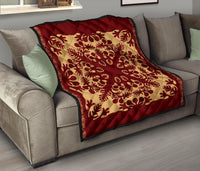 Hawaiian Quilt Vintage Premium Quilt - Polynesian Pride
