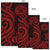 American Samoa Area Rug - Red Tentacle Turtle - Polynesian Pride