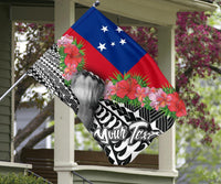 Samoa Flag - Custom Personalised Curve Style - Polynesian Pride