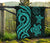 Palau Premium Quilt - Turquoise Tentacle Turtle - Polynesian Pride