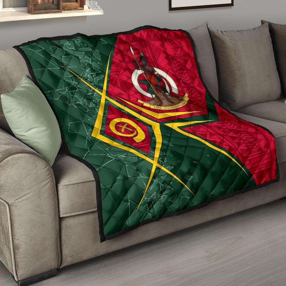 Vanuatu Premium Quilt - Vanuatu Legend Red - Polynesian Pride