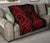 Kosrae Premium Quilt - Red Tentacle Turtle - Polynesian Pride