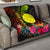 Palau Polynesian Personalised Premium Quilt - Hibiscus and Banana Leaves - Polynesian Pride