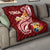 Tonga Premium Quilt - Tonga Coat Of Arms With Polynesian Patterns Red - Polynesian Pride