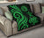 American Samoa Premium Quilt - Green Tentacle Turtle - Polynesian Pride