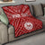 Tahiti Personalised Premium Quilt - Tahiti Seal In Polynesian Tattoo Style (Red) Red - Polynesian Pride