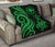 Hawaii Premium Quilt - Green Tentacle Turtle - Polynesian Pride