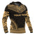 Gambier Islands Polynesian Chief Custom Hoodie Gold Version - Polynesian Pride