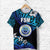 Custom Federated States of Micronesia T Shirt Unique Vibes Blue LT8 - Polynesian Pride