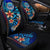 Federated States of Micronesia Custom Personalised Car Seat Covers - Vintage Tribal Mountain - Polynesian Pride