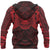 American Samoa All Over Hoodie Samoa Polynesian Tattoo Style Red - Polynesian Pride