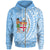 Fiji Zip Hoodie Ba Wings Style Unisex Blue - Polynesian Pride