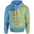 Tuvalu Zip Hoodie Niulakita Wings Style Unisex Blue - Polynesian Pride