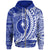 Chuuk State Zip Hoodie Custom Wings Style Flag Color Unisex Blue - Polynesian Pride