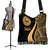 Tahiti Boho Handbag - Gold Polynesian Tentacle Tribal Pattern - Polynesian Pride