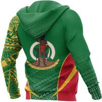 Vanuatu Active Special Hoodie Vanuatu Coat of Arms Polynesian Tattoo - Polynesian Pride
