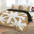 Hawaiian Royal Pattern Quilt Bed Set - Gold - H1 Style - AH - Polynesian Pride